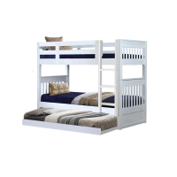 Riley Single Bunk Bed with Pull Out Single Bed