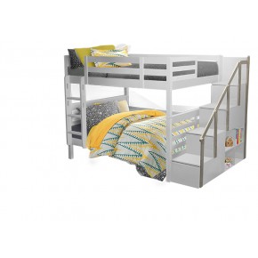 Snowberry Super Single Bunk Bed with Staircase