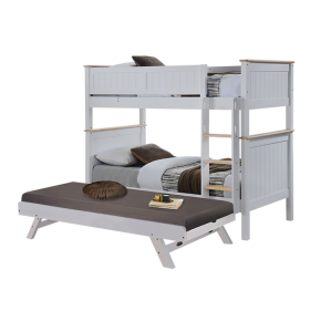 Tyler Super Single Bunk Bed with Pull Out Single Raising Trundle