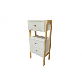 Camden 3 Drawers Tall Bedside Table