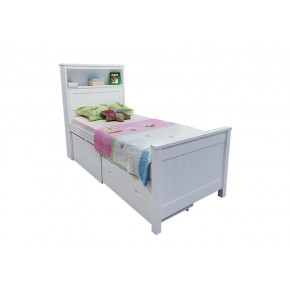 Jack Captain Single Bed with 1 Storage Box and 2 Drawers