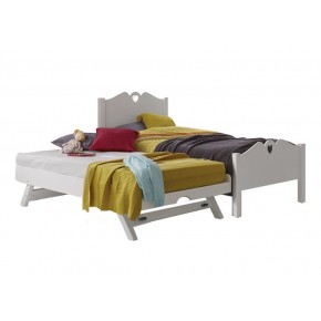 Holly Single Bed Frame with Pull Out Single Raising Bed