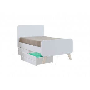 Oslo Super Single Bed Frame with 2 Short Drawers